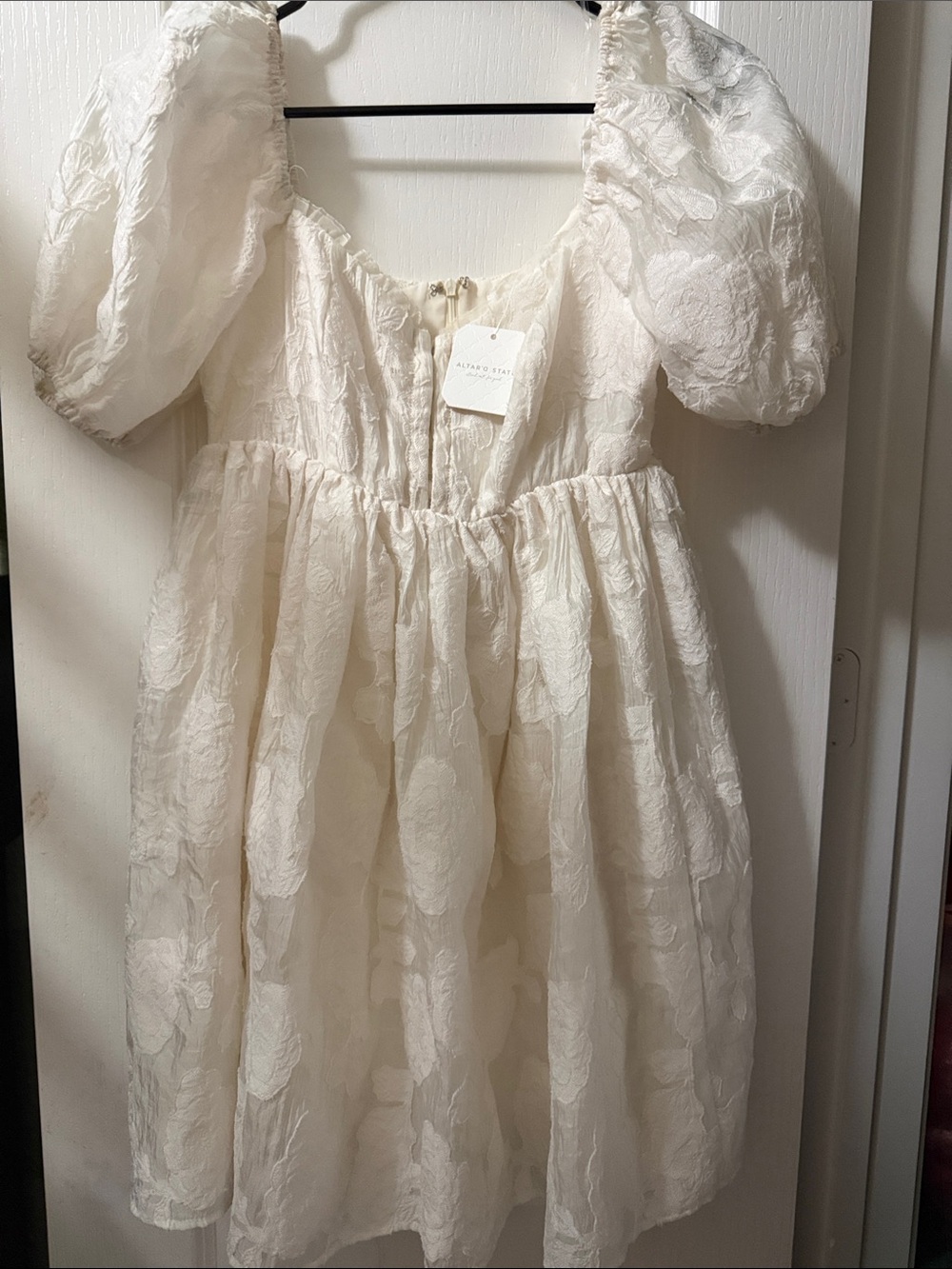 Altar'd State Zemira mini Floral Puff-Sleeve Kids Dress